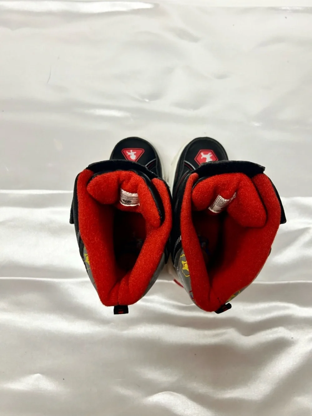 Paw Patrol Black and Red Kids Light Up Snow Boots | Toddler Size 7